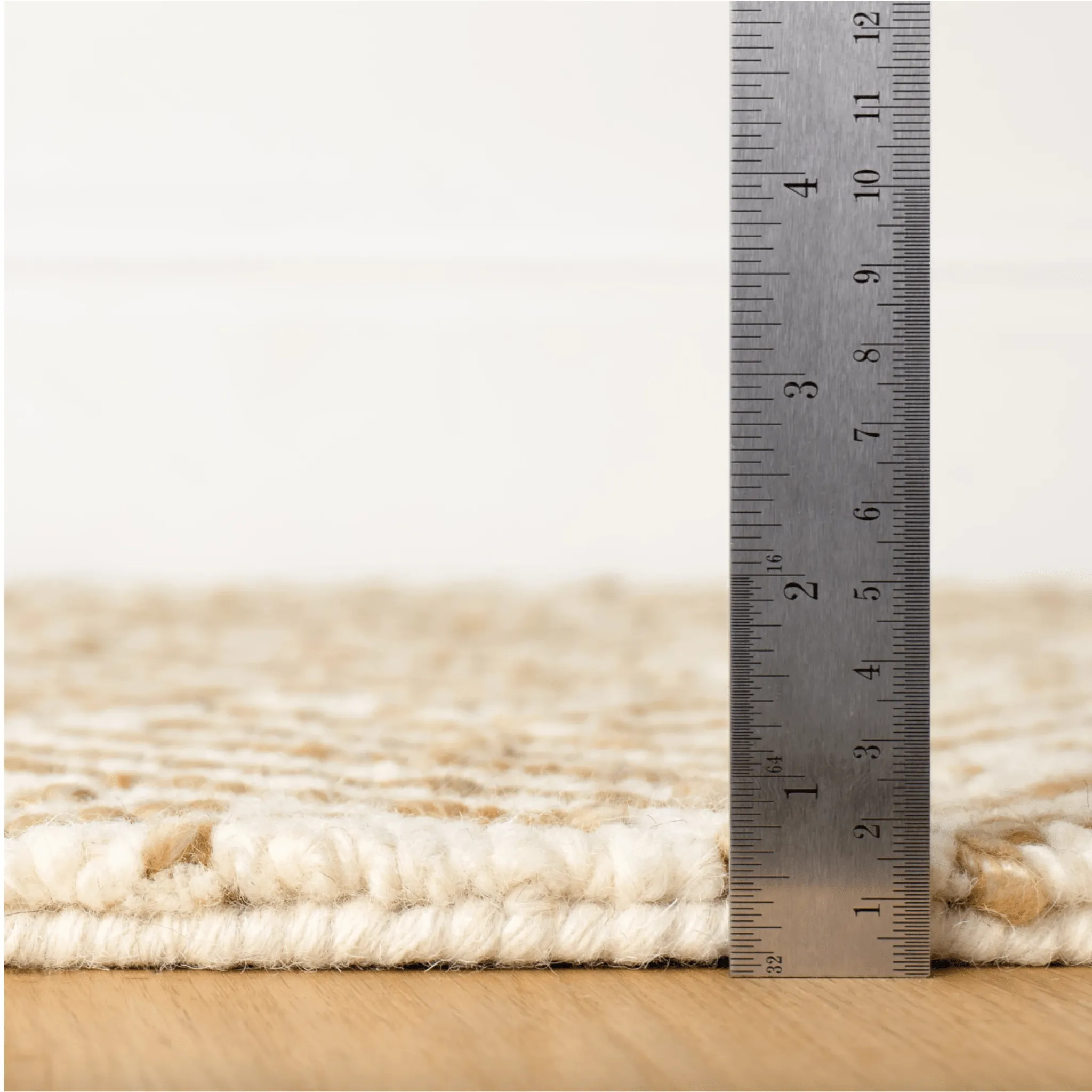 Layers Hand Hooked Wool Rug - Ochre