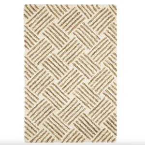 Layers Hand Hooked Wool Rug - Ochre