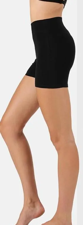 LEAH BASIC BLACK SHORTS-