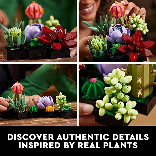 LEGO Icons Succulents 10309 Building Set for Adults (771 Pieces)