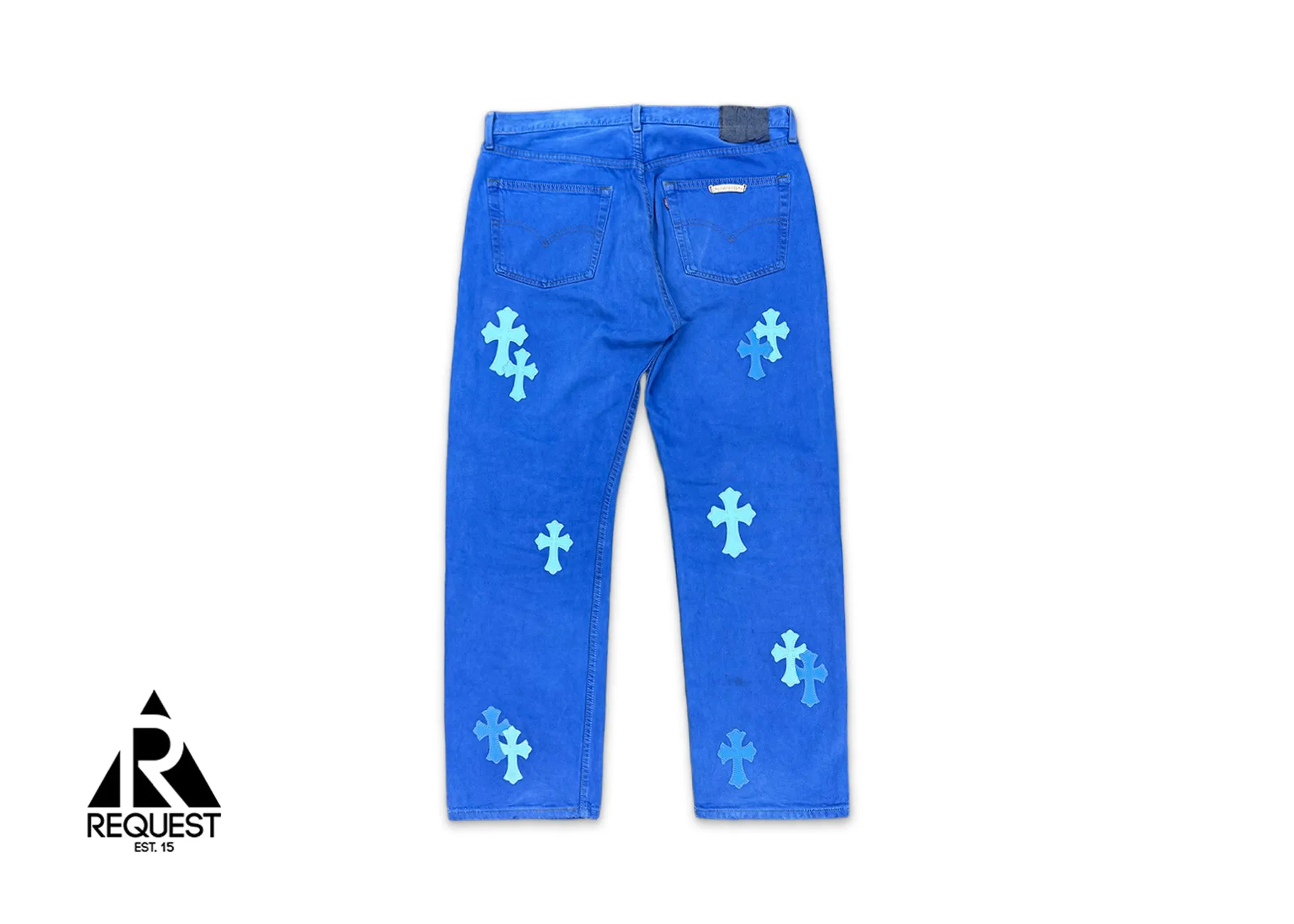 Levi's Blue Denim London Exclusive "Blue & Light Blue Crosses"