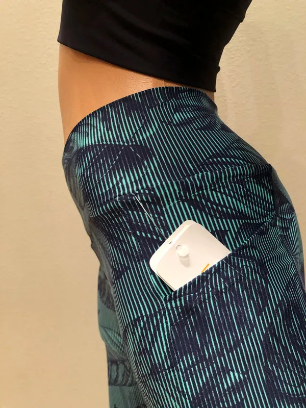 [Lilikoi Wear] Bottoms: Leggings Cross-waistband with Pockets