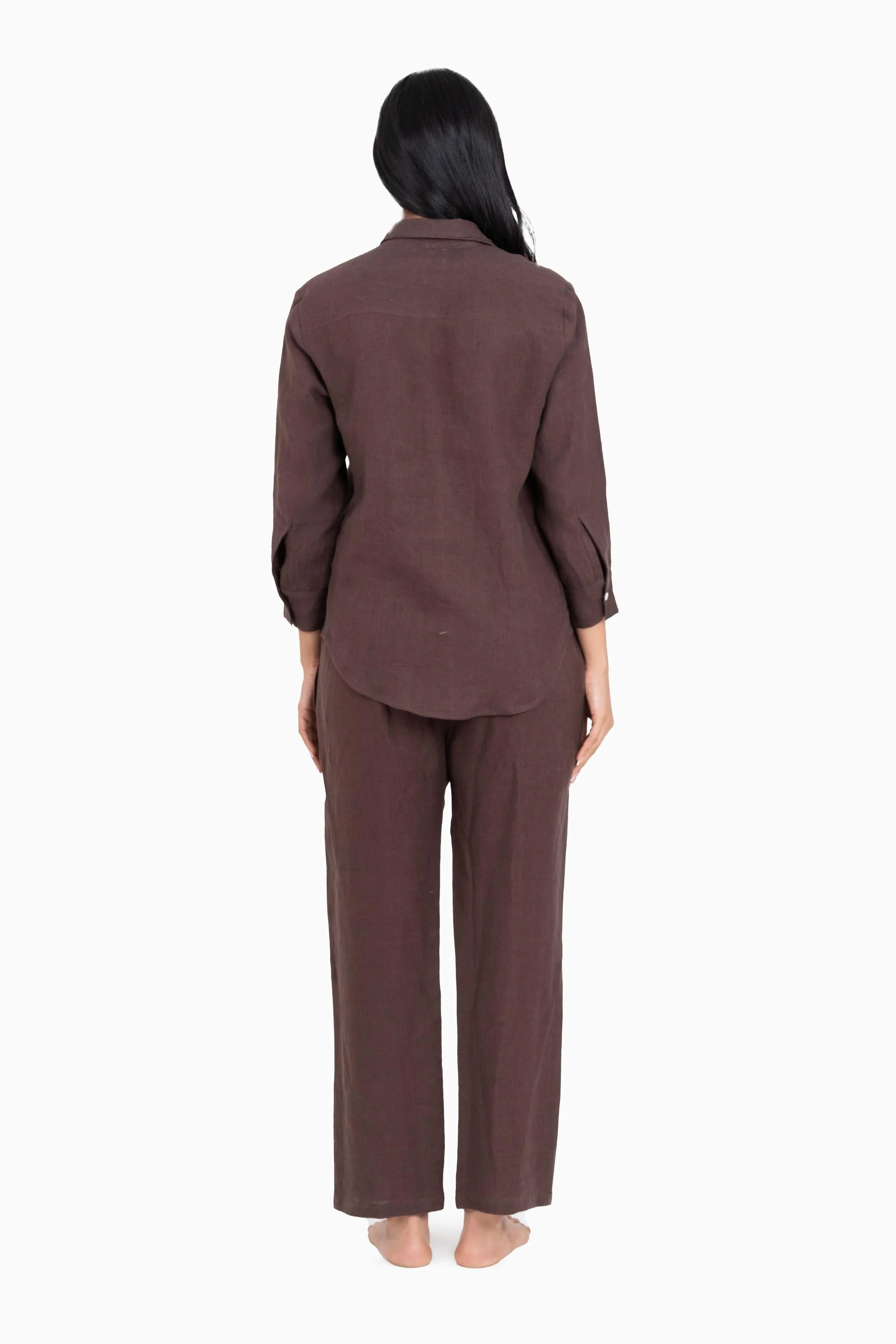 Linen Sheryl Co-ord Set-Sunburnt Yellow