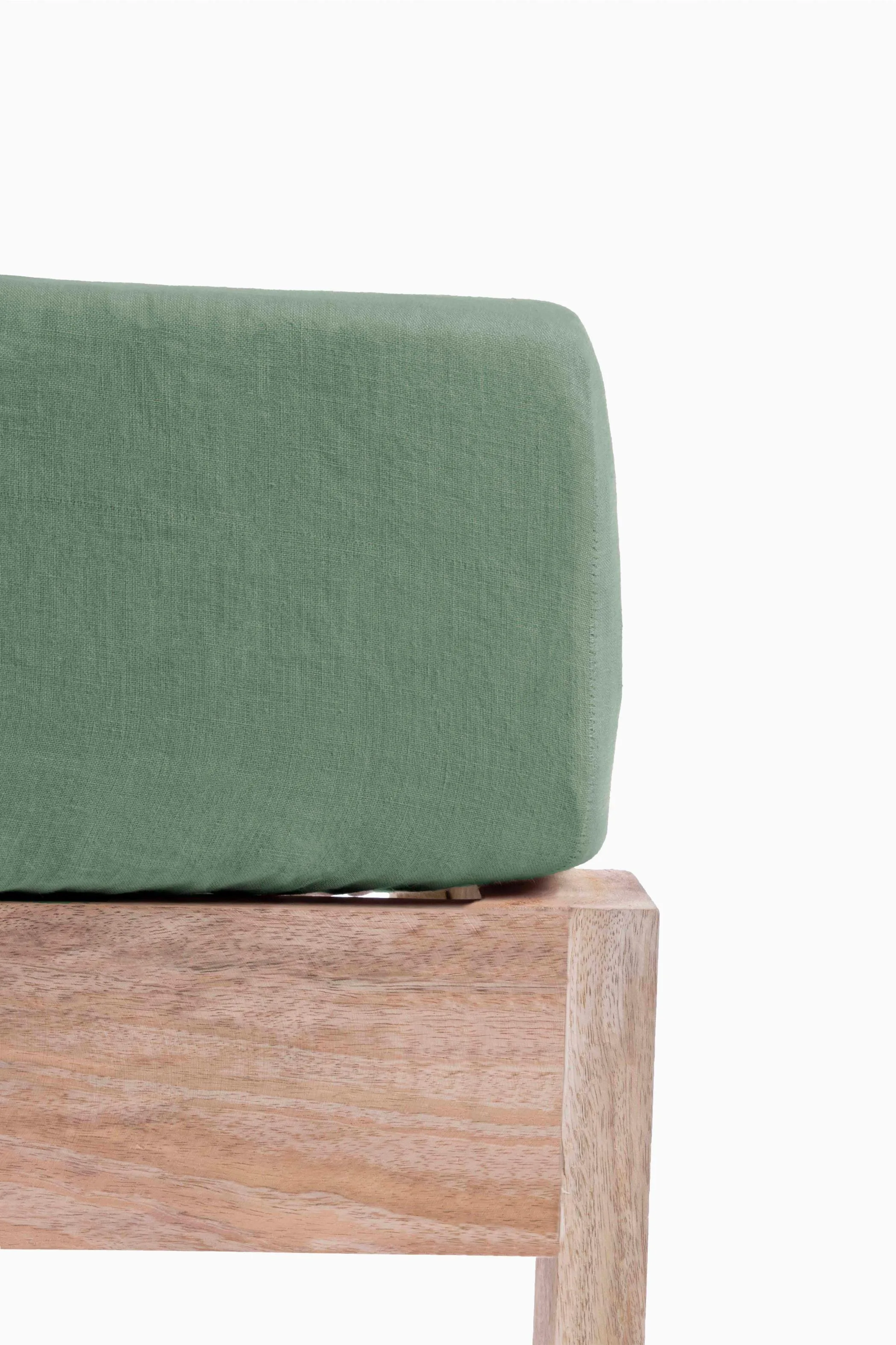 Linen Slumber Solid Sheet Sets-Retro Green