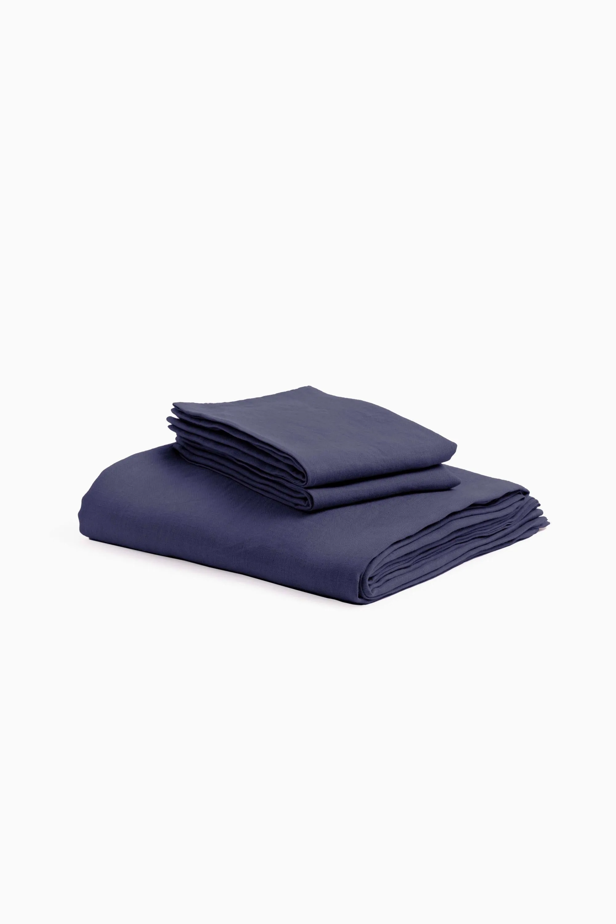 Linen Slumber Solid Sheet Sets-Retro Green