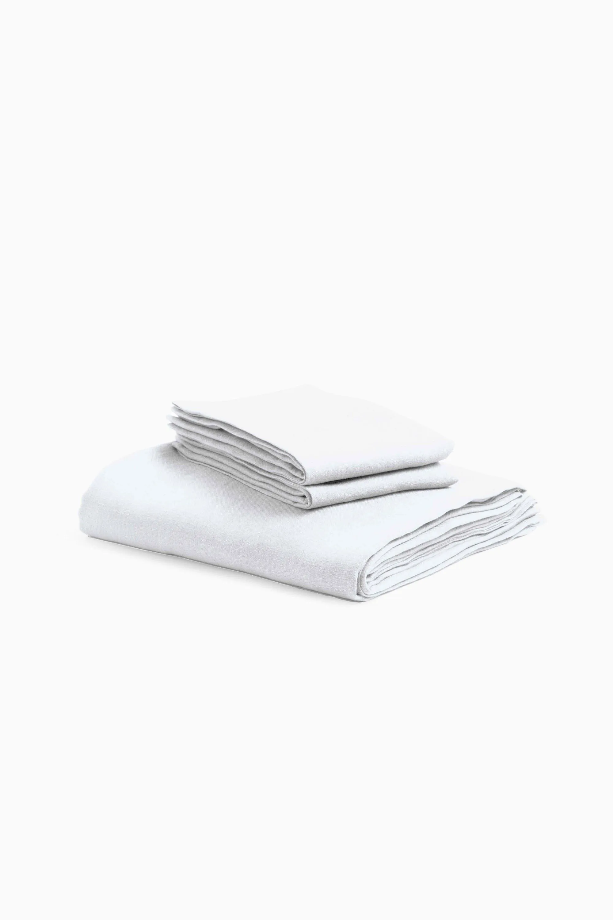 Linen Slumber Solid Sheet Sets-Retro Green