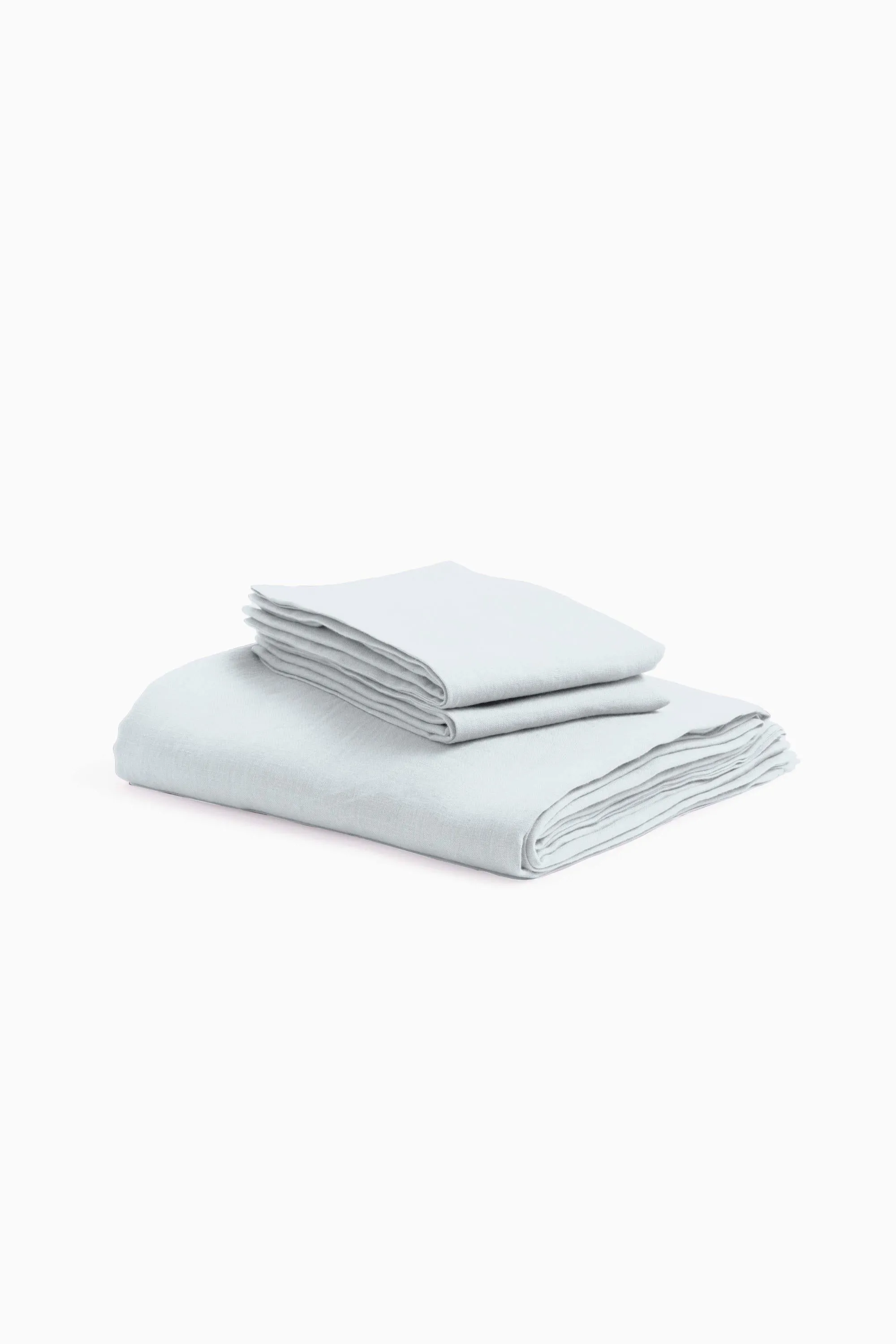Linen Slumber Solid Sheet Sets-Retro Green