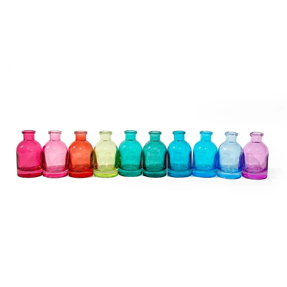Loft Glass Small Vase, 10pc Limited Edition Jewel Tone Sets