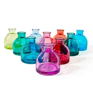 Loft Glass Small Vase, 10pc Limited Edition Jewel Tone Sets