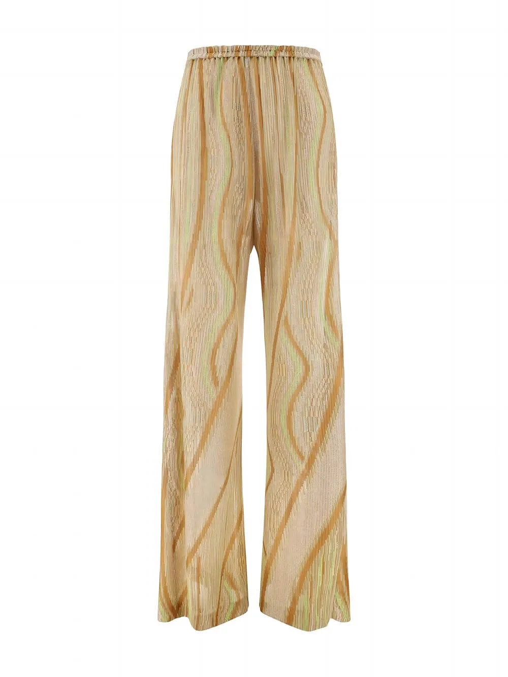 Loose Wave-Striped Printed Charming Cardigan Maxi Dress