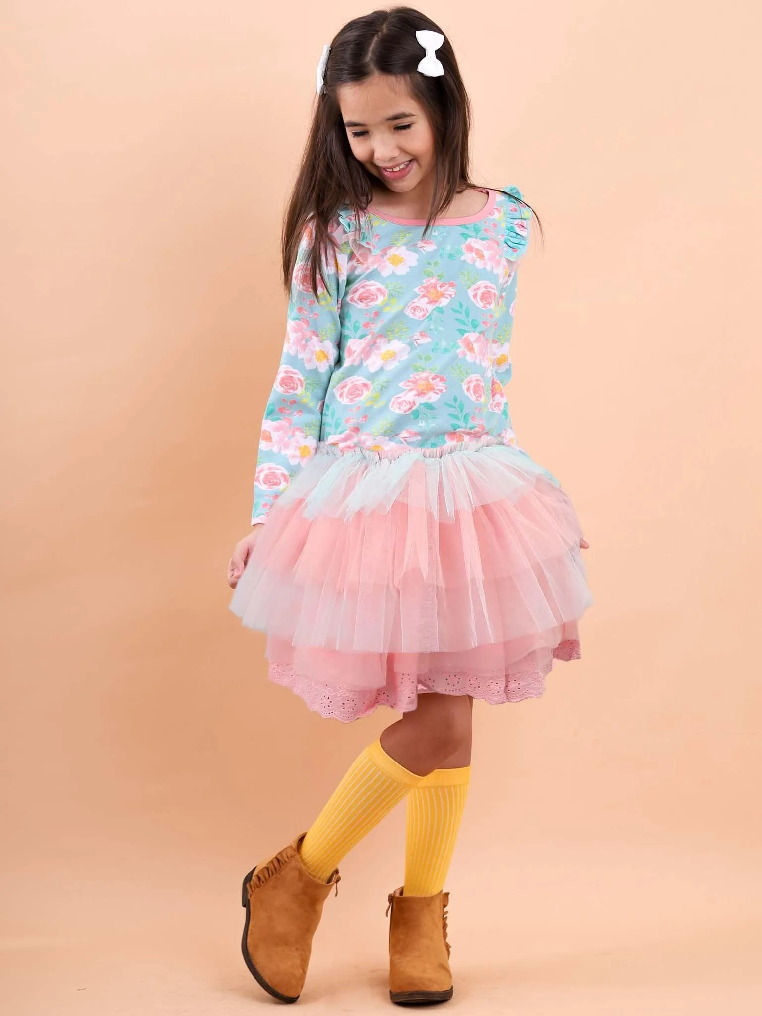 Lou Lou Blue Watercolour Dress