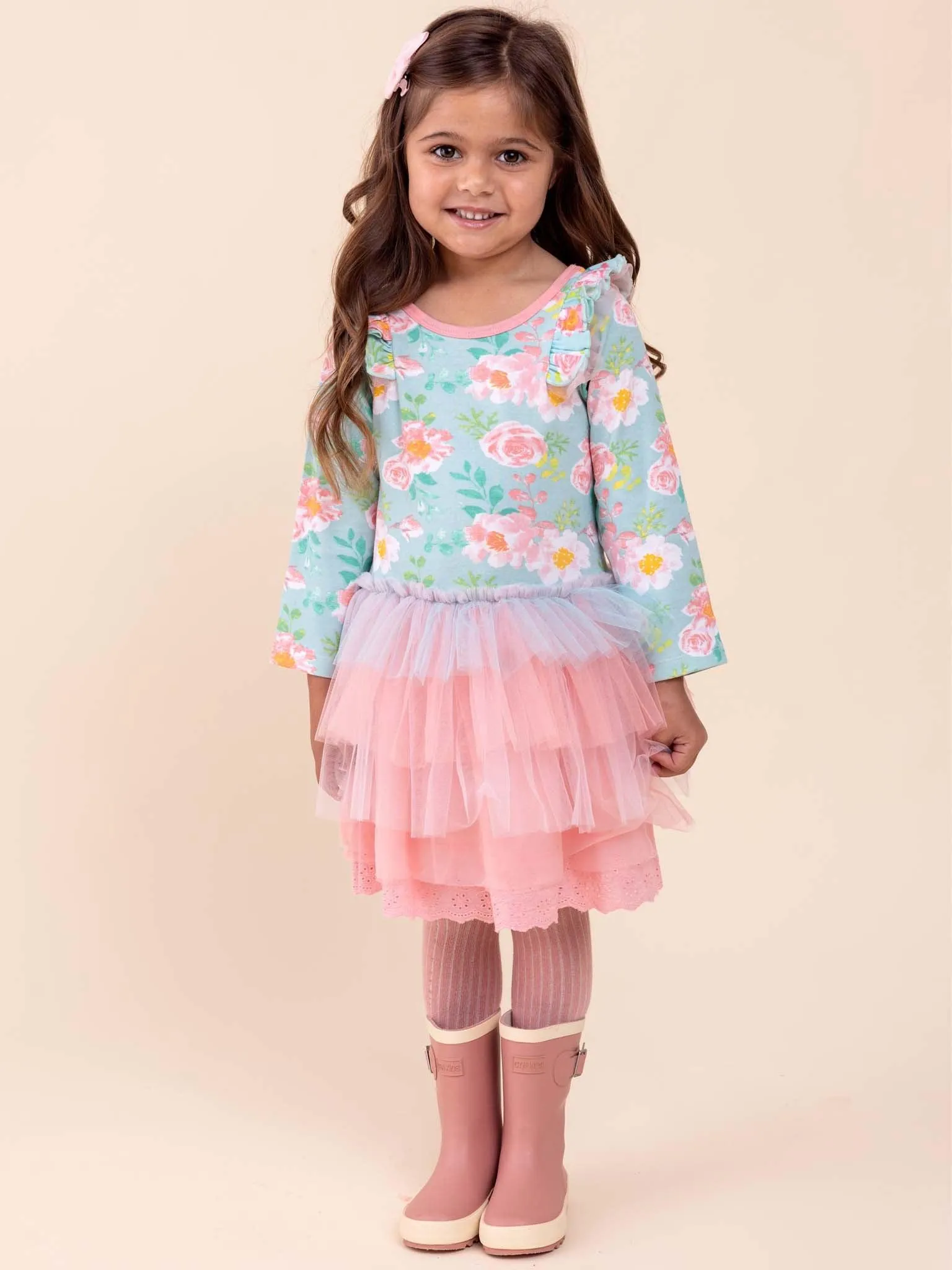 Lou Lou Blue Watercolour Dress
