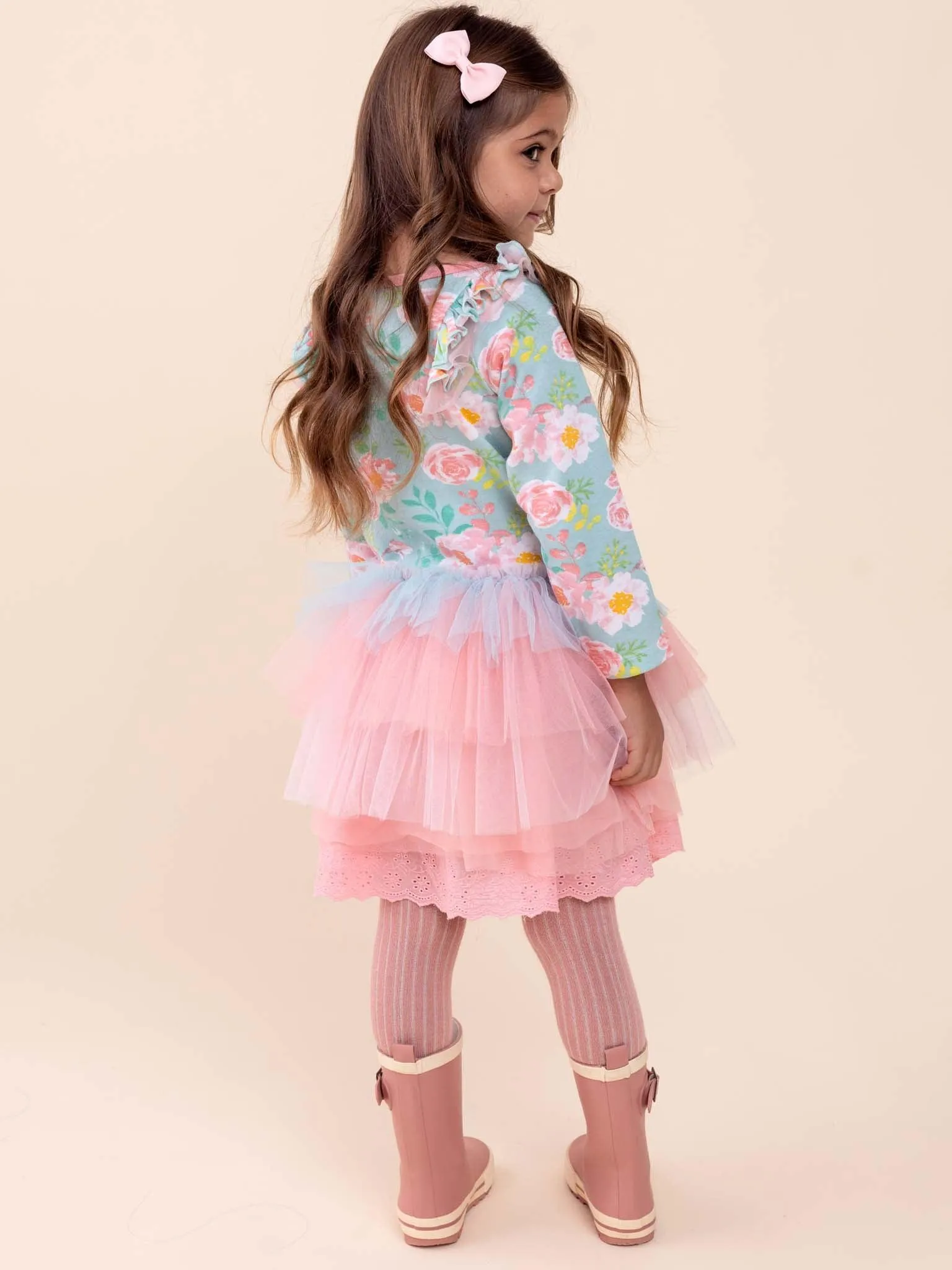 Lou Lou Blue Watercolour Dress