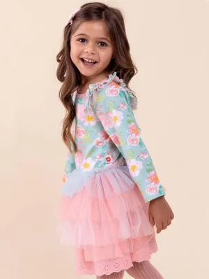 Lou Lou Blue Watercolour Dress