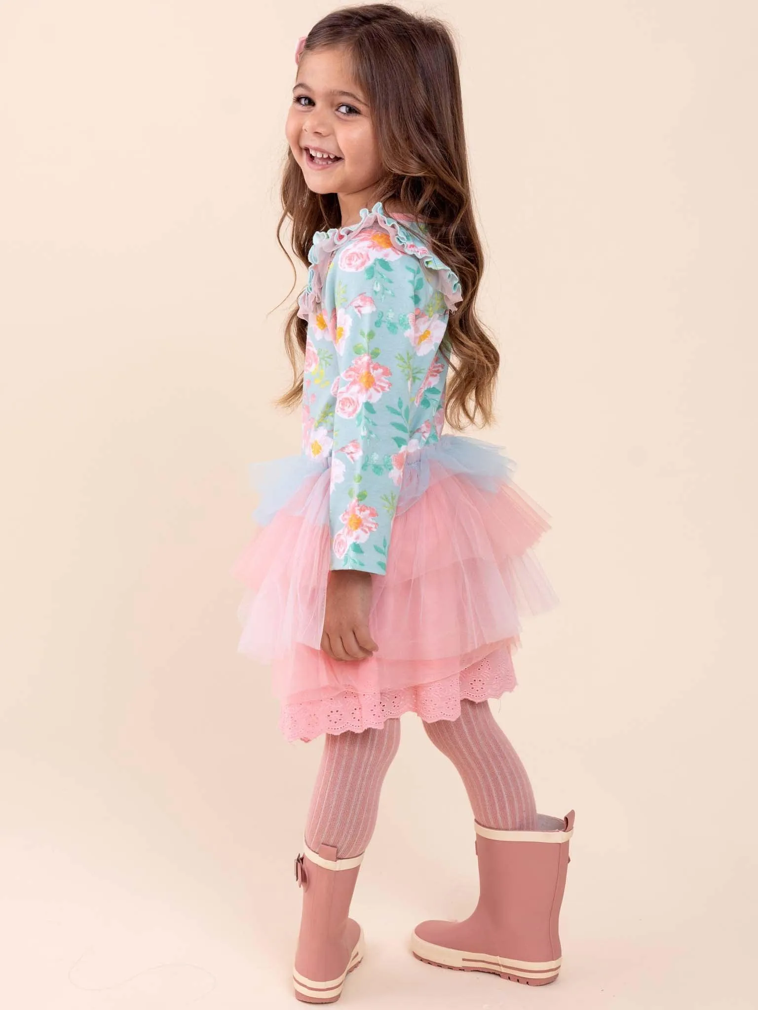 Lou Lou Blue Watercolour Dress