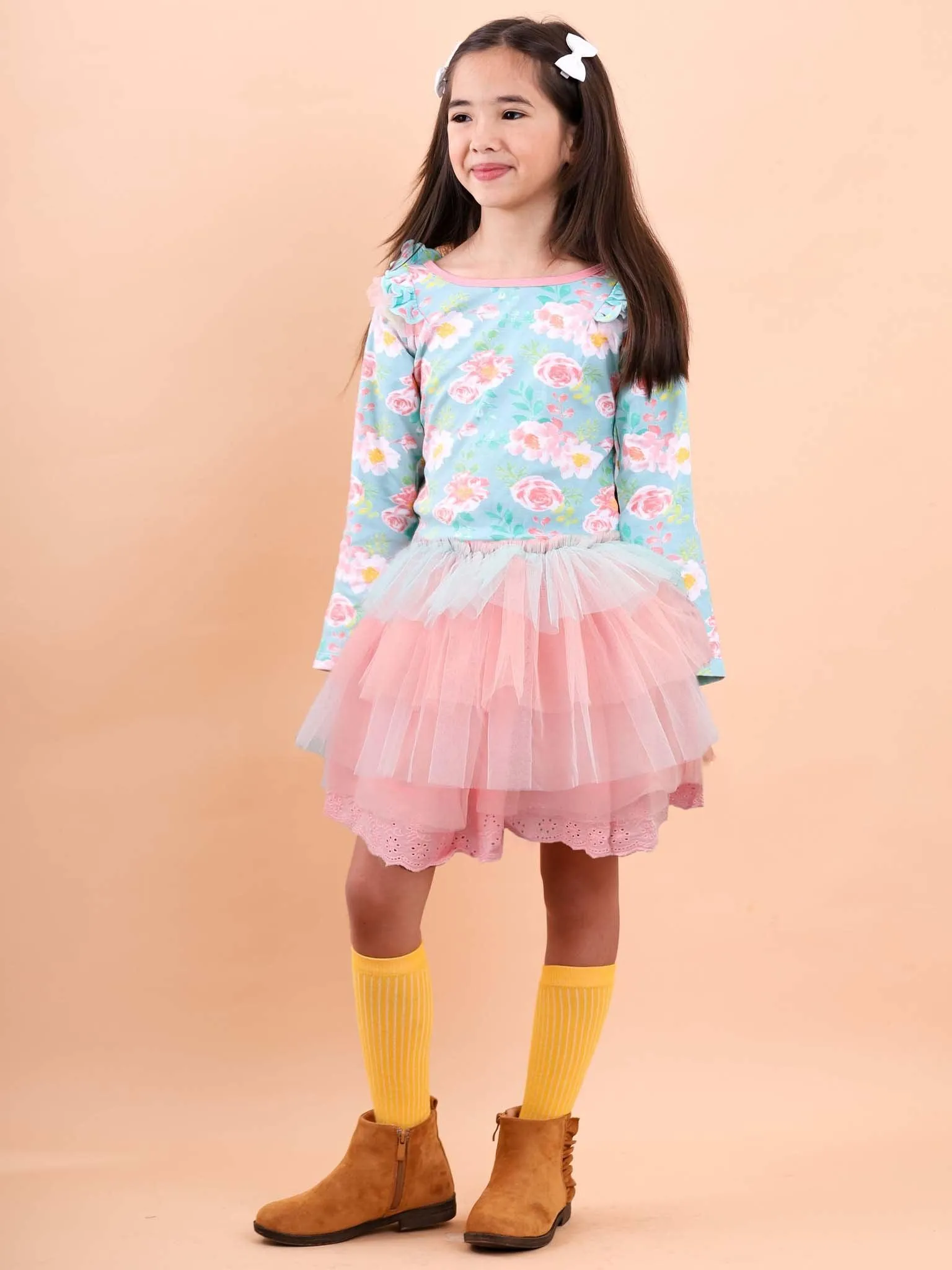 Lou Lou Blue Watercolour Dress