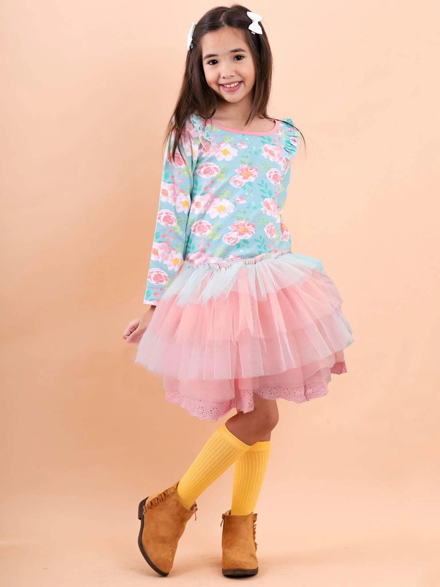 Lou Lou Blue Watercolour Dress