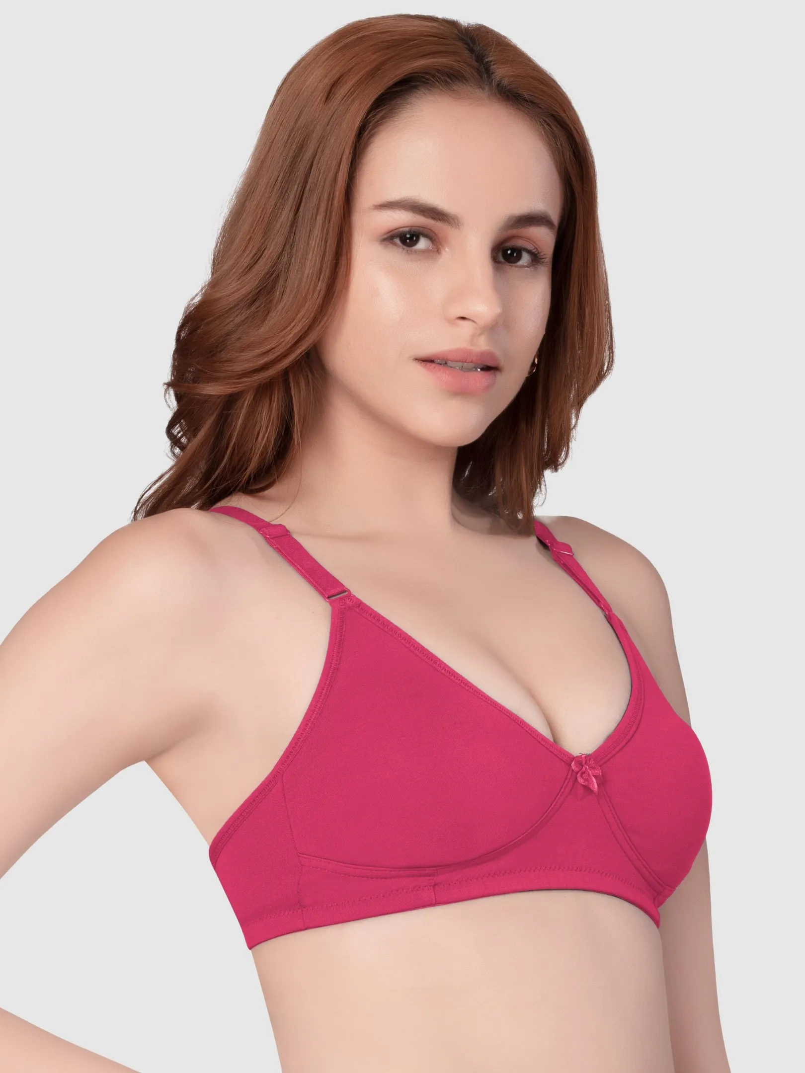 Lovable Non Padded Double Layered Wirefree Full Coverage T-Shirt Bra