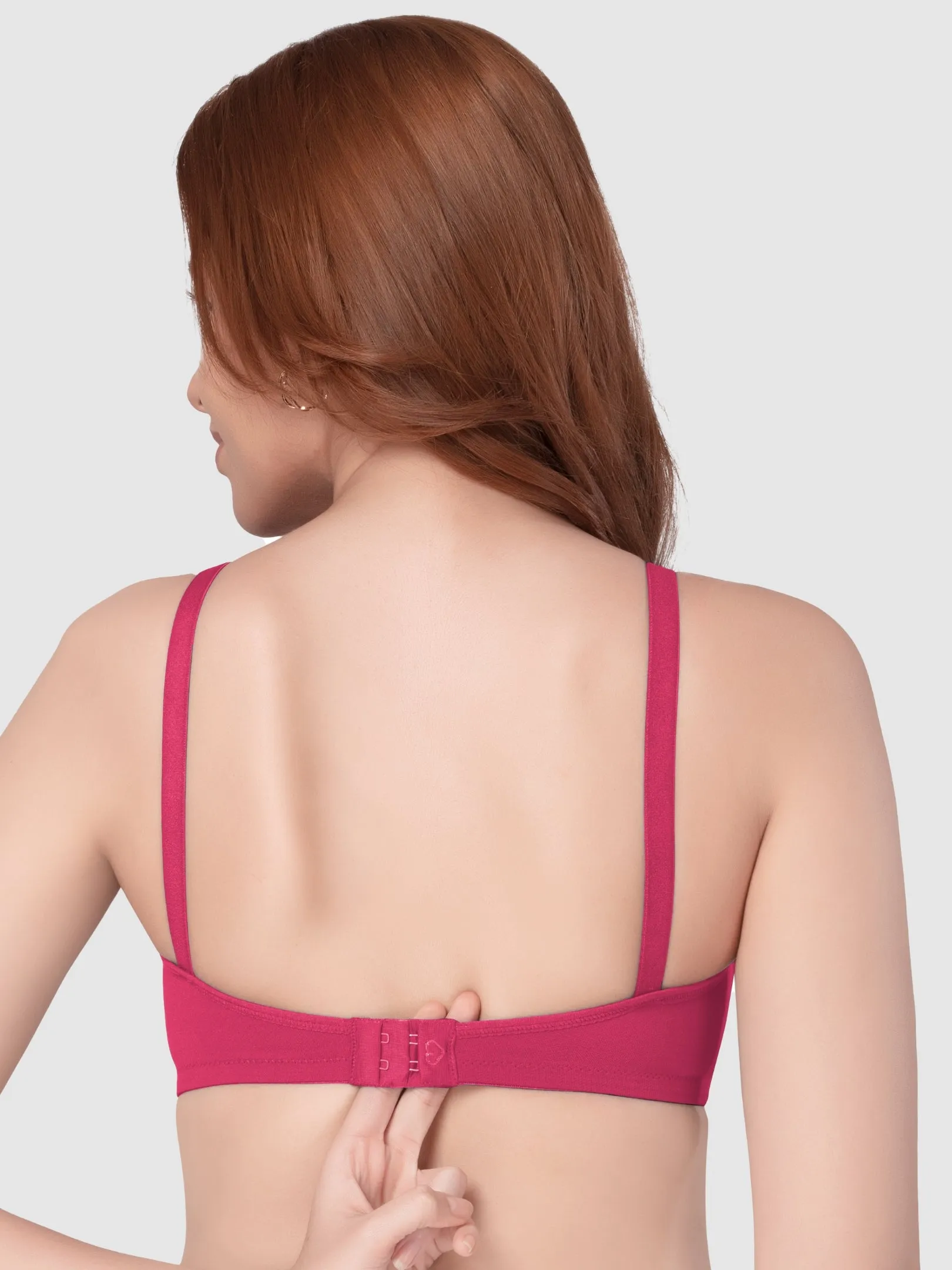 Lovable Non Padded Double Layered Wirefree Full Coverage T-Shirt Bra