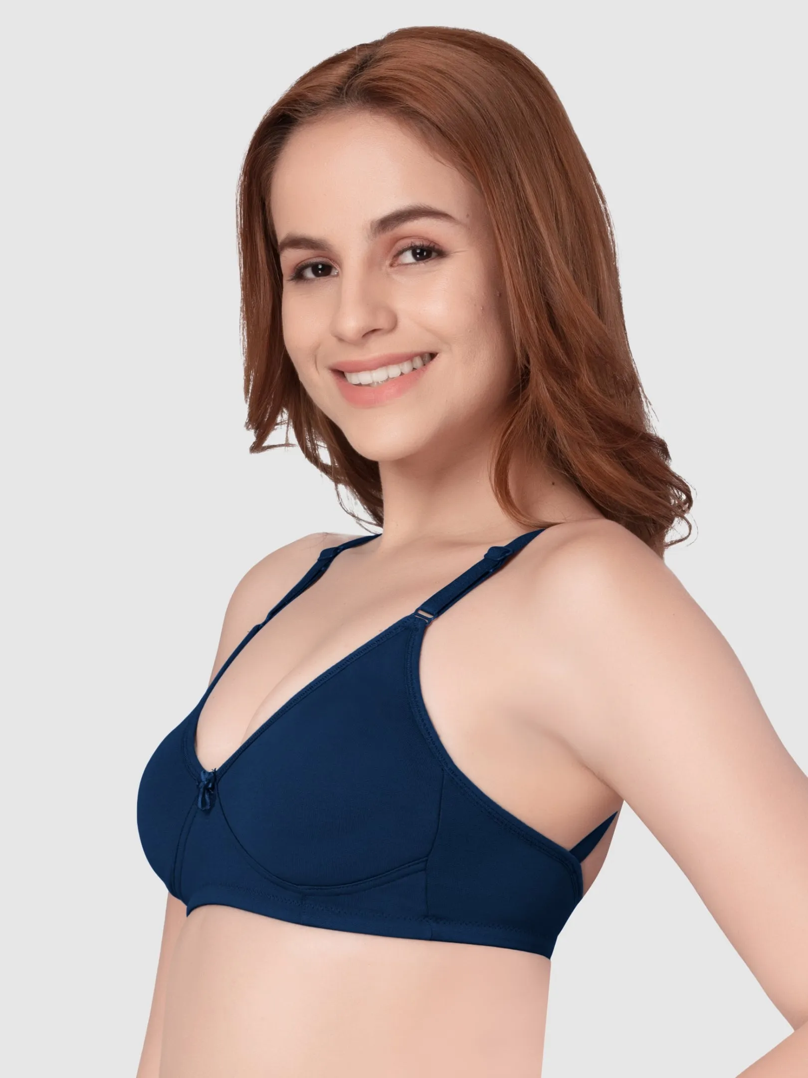 Lovable Non Padded Double Layered Wirefree Full Coverage T-Shirt Bra