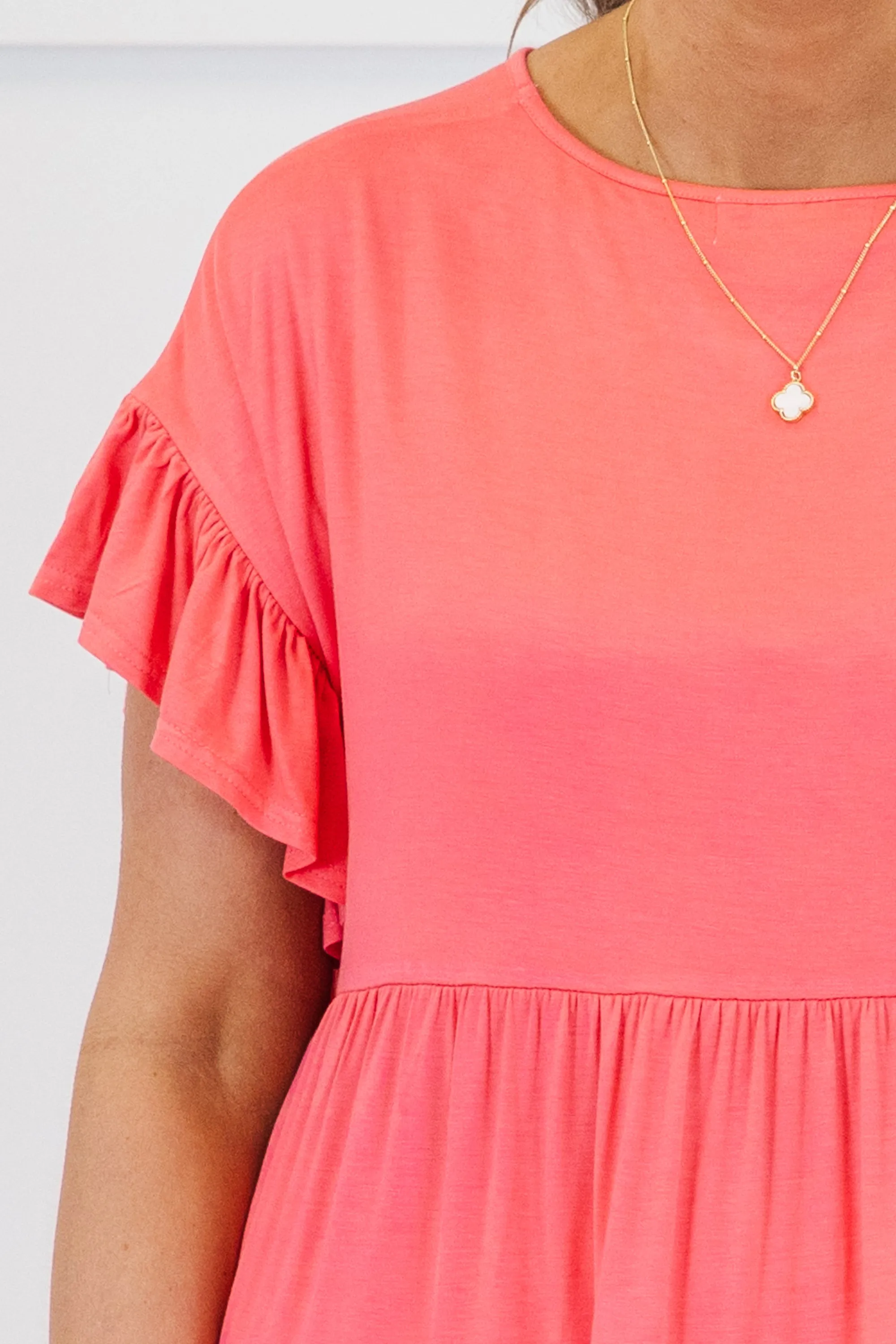 Love and Honey Tunic, Coral