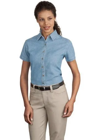 LSP11  Ladies Short Sleeve Value Denim