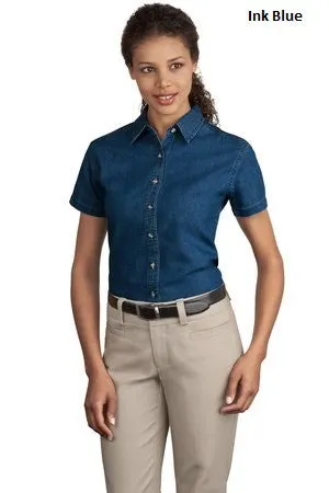 LSP11  Ladies Short Sleeve Value Denim