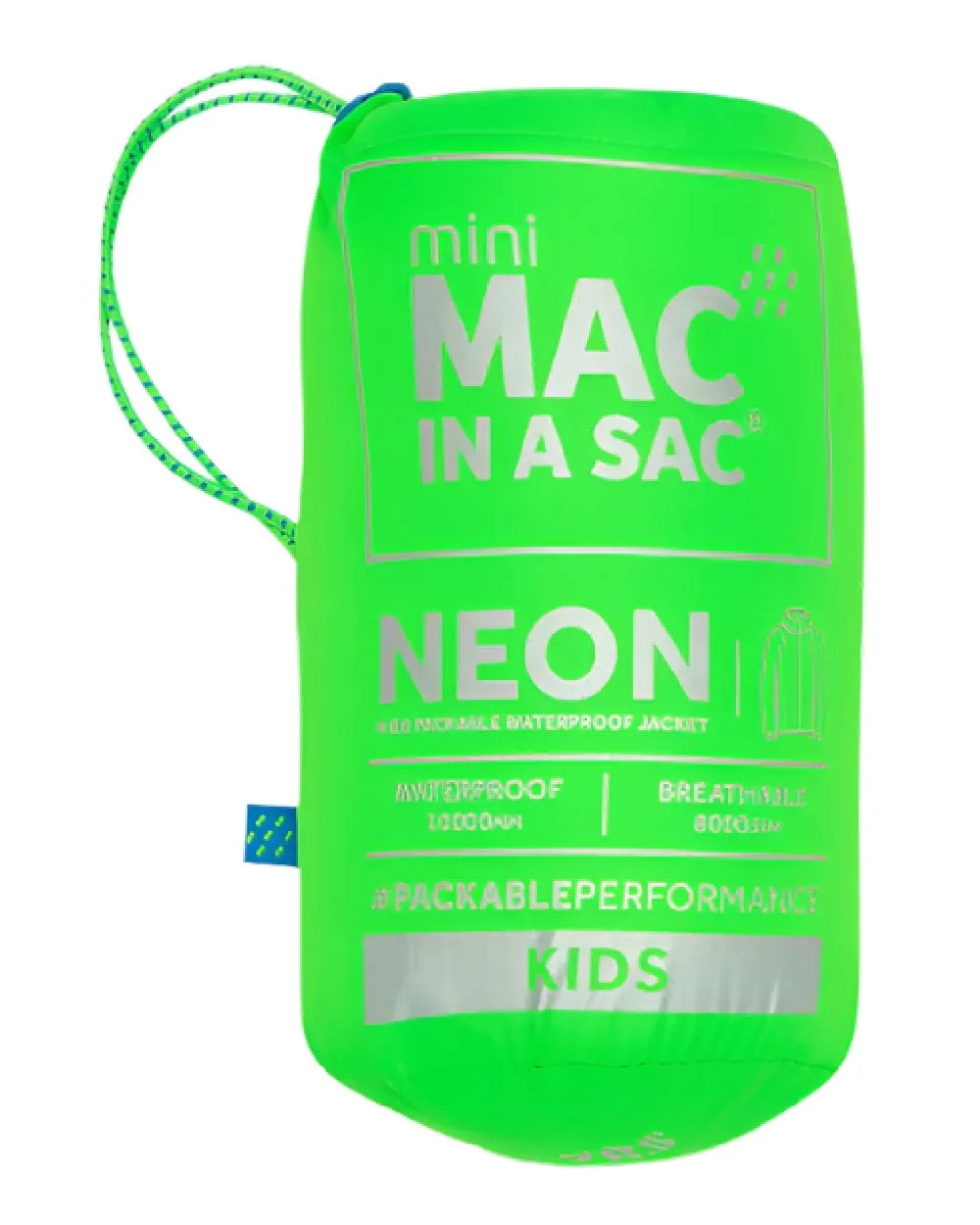 Mac In A Sac Mini Origin Neon Packable Waterproof Jacket