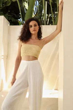 Madagascar Tube Bandeau (Light Crème)