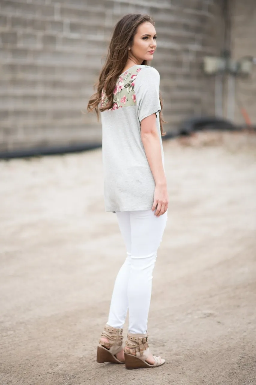 Make Your Choice Floral Top