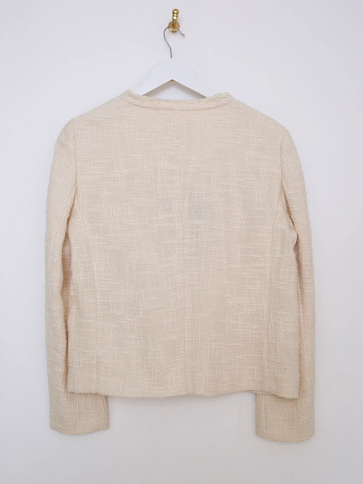 Massimo Dutti chic boxy blazers cream