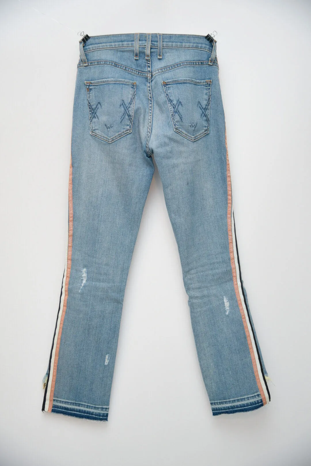 Mcguire Ankle Jean with Stripe Up The Side