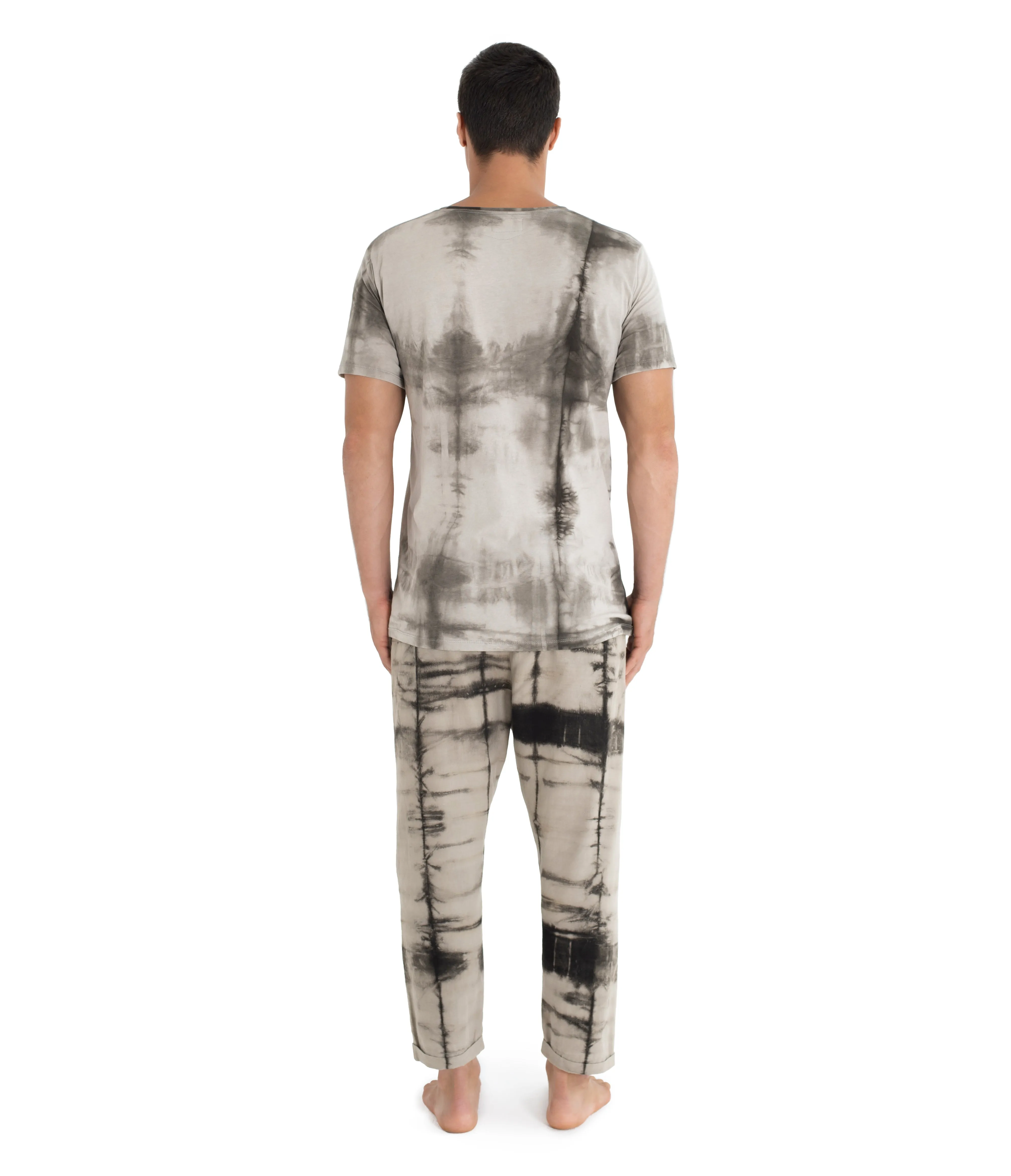 Men T - shibori