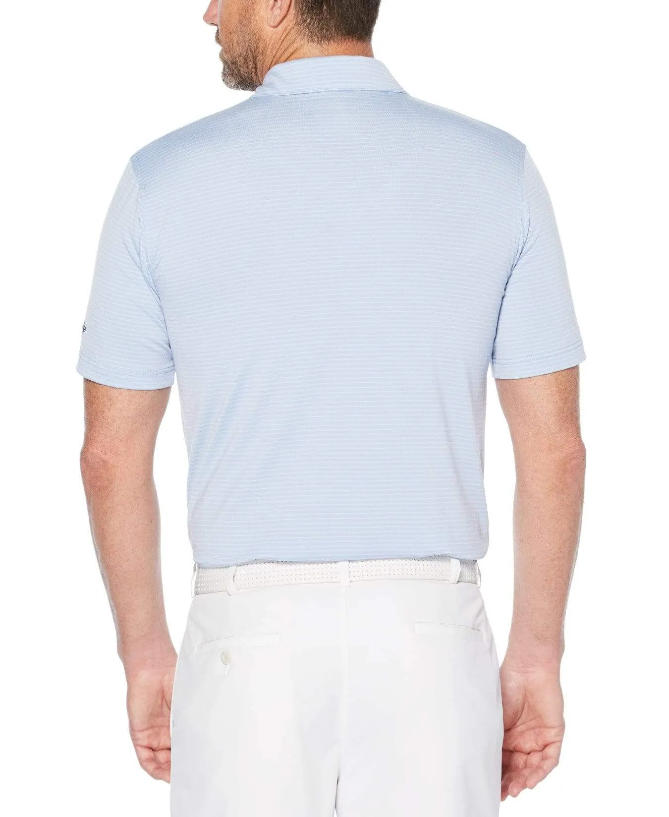 Mens Core Soft Micro-Striped Polo