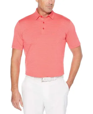 Mens Core Soft Micro-Striped Polo