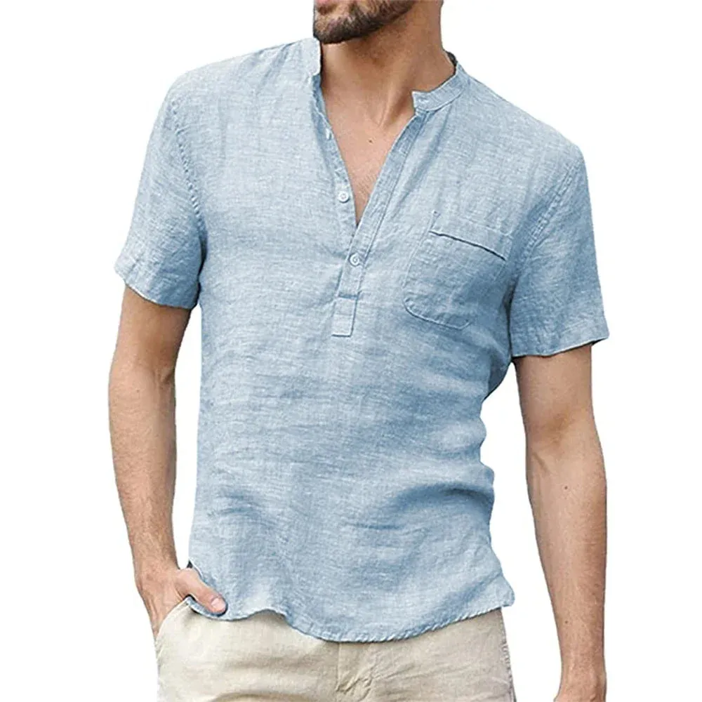 Men's Short-Sleeved Cotton T-shirts