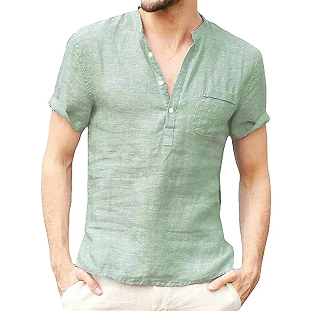 Men's Short-Sleeved Cotton T-shirts