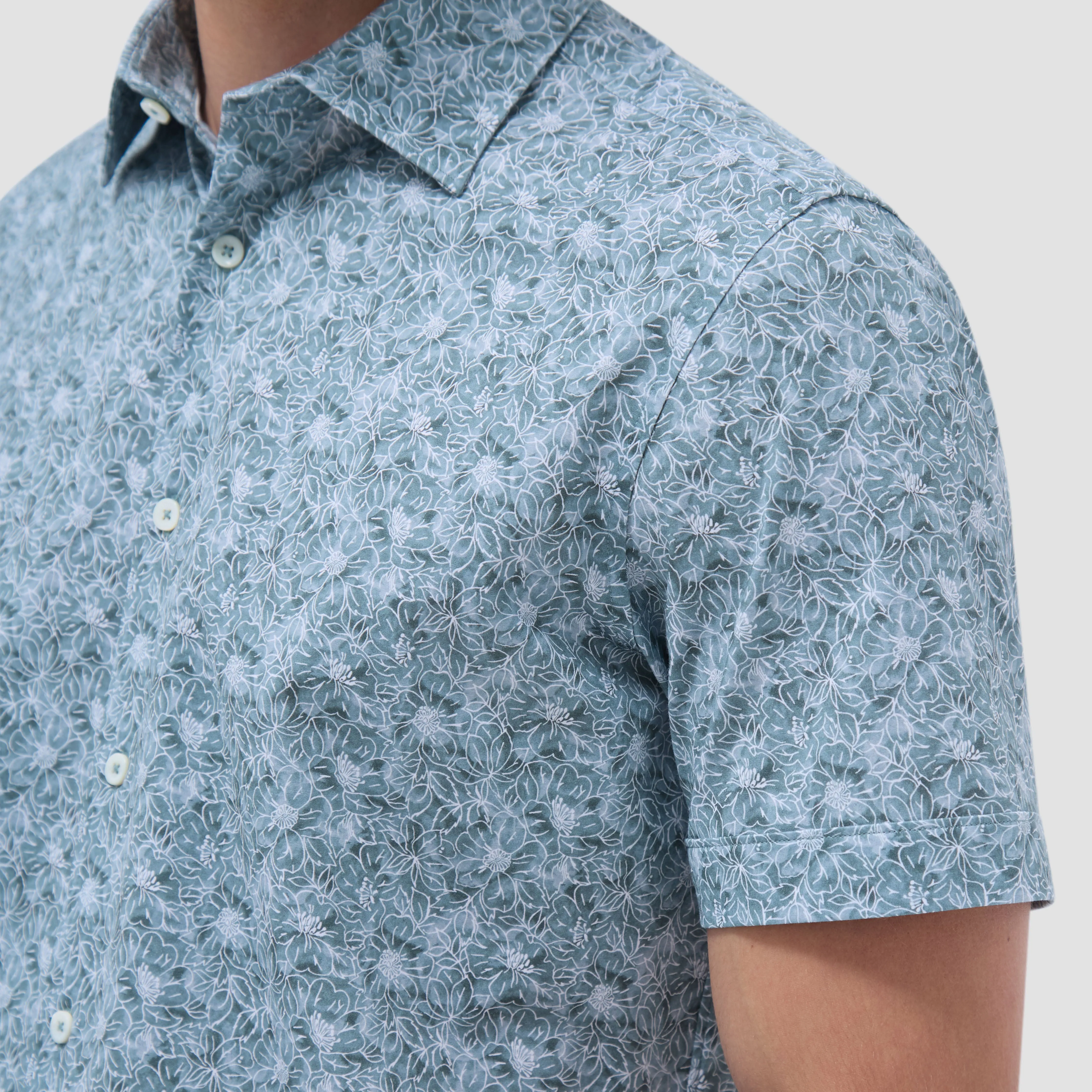 Miles Floral OoohCotton Short-Sleeve Shirt