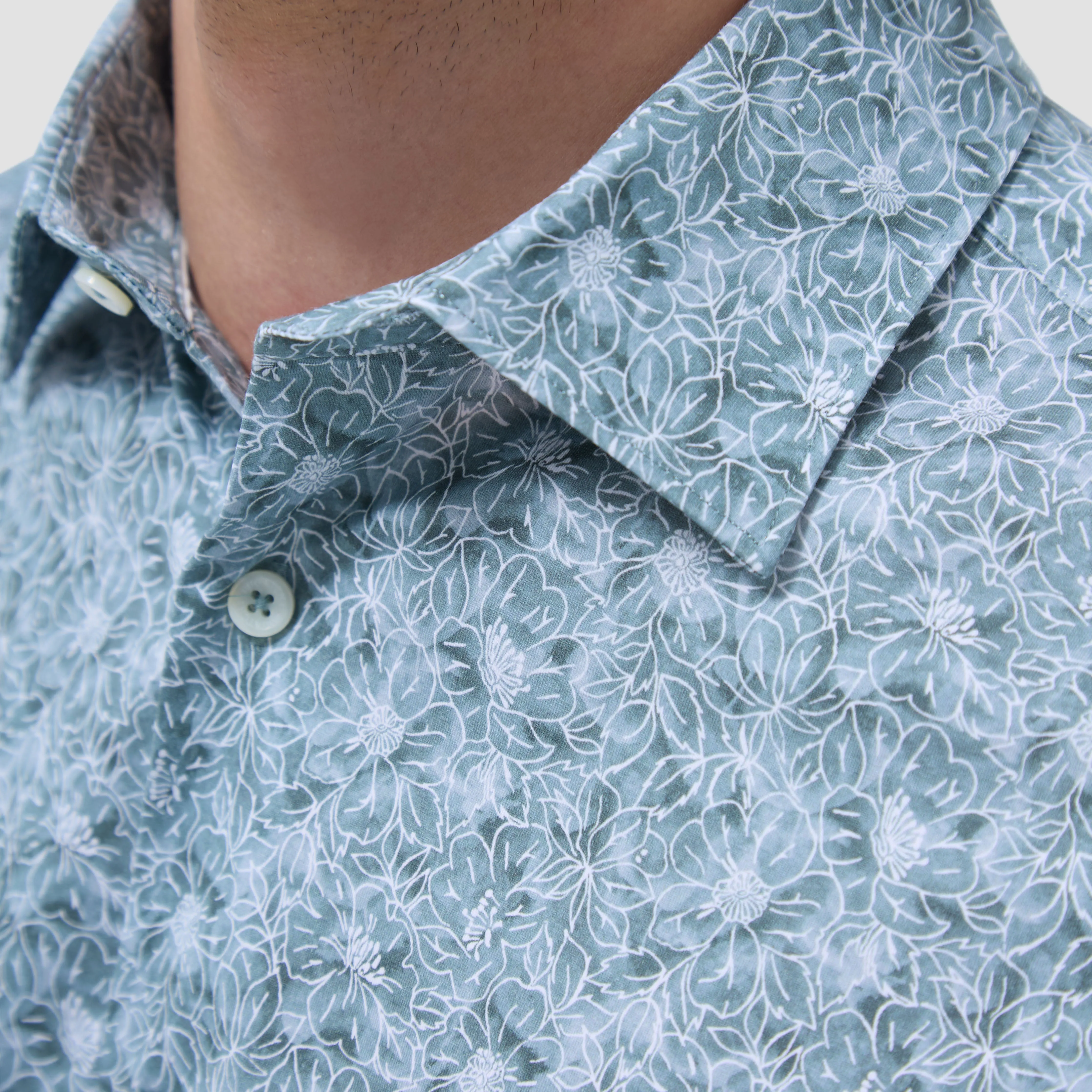 Miles Floral OoohCotton Short-Sleeve Shirt