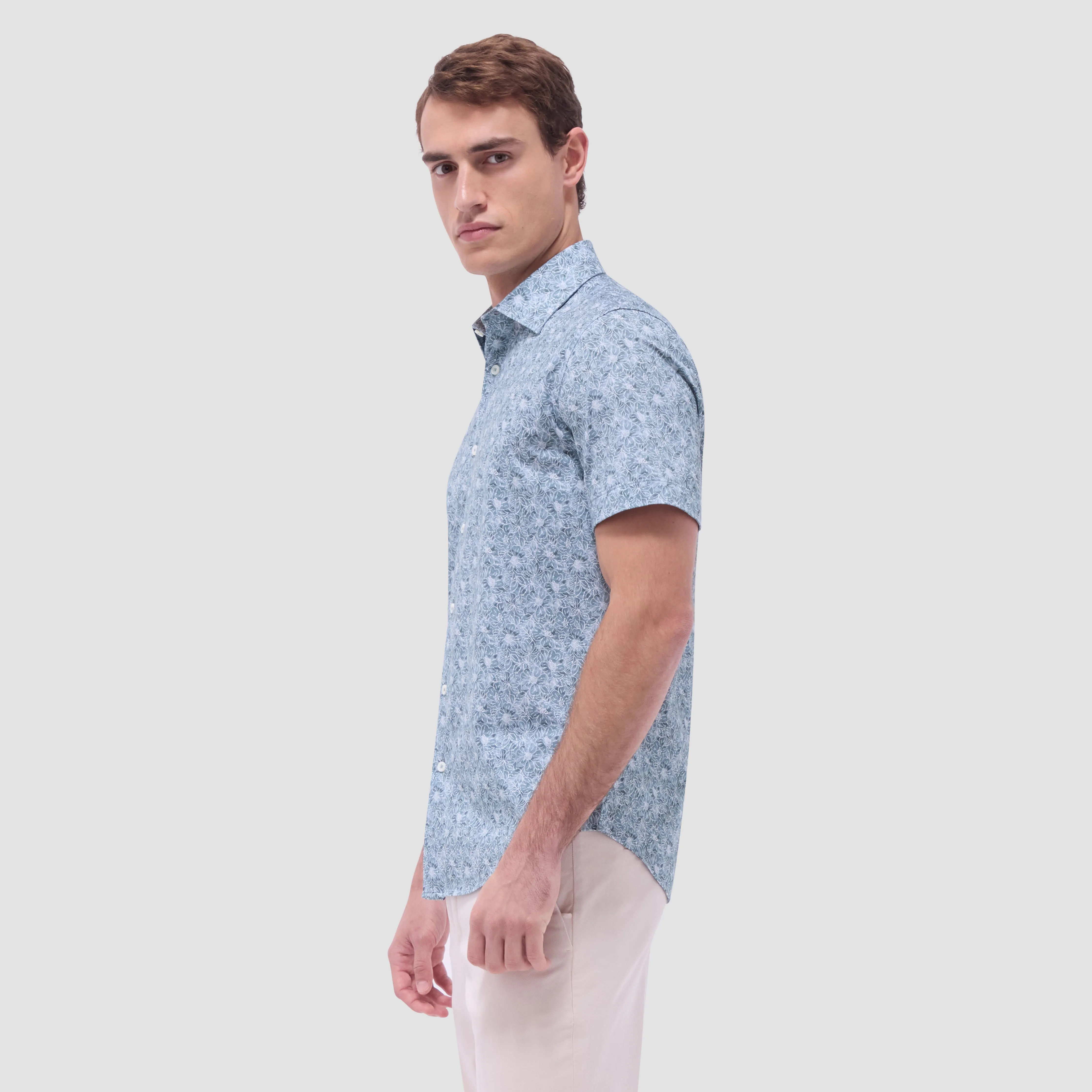 Miles Floral OoohCotton Short-Sleeve Shirt