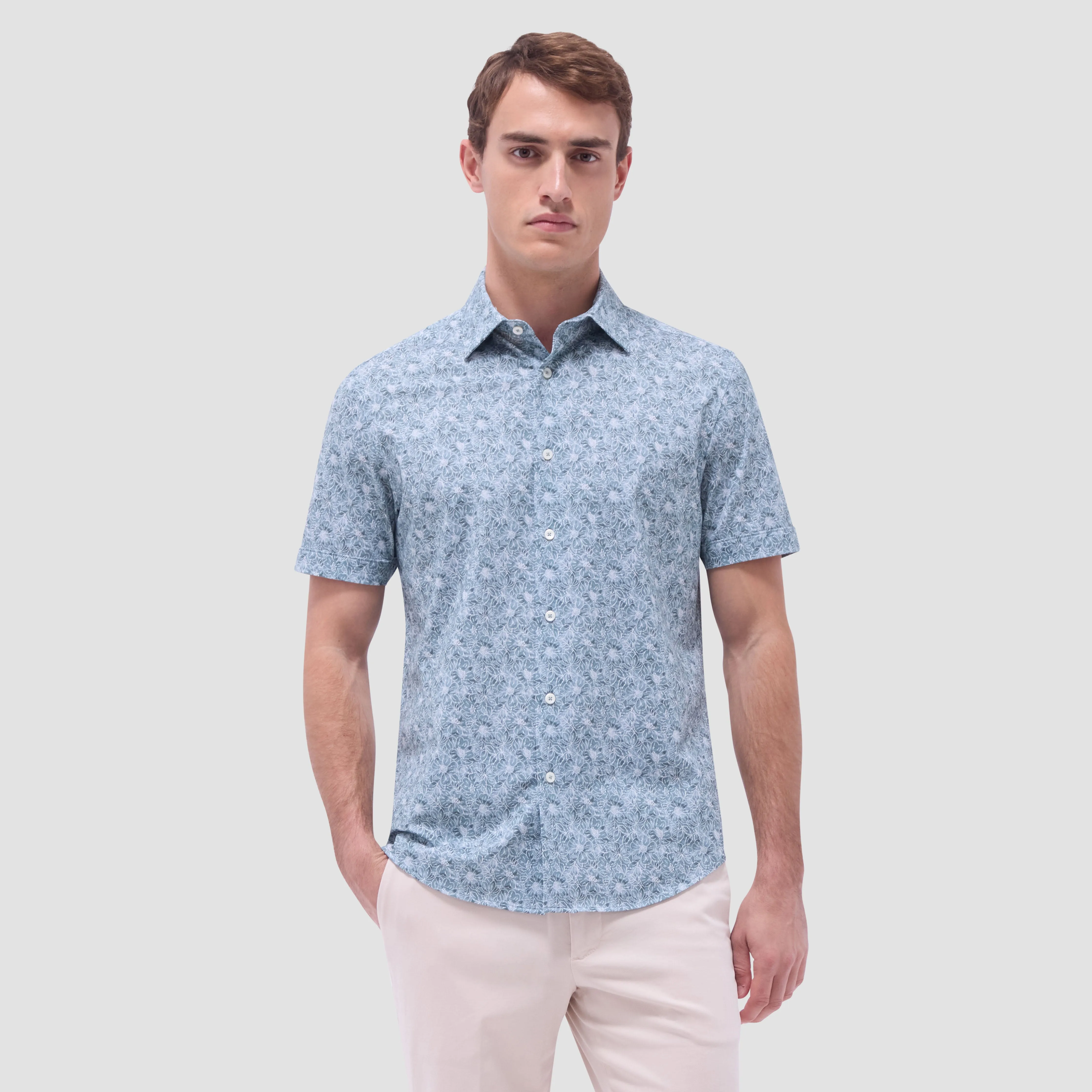 Miles Floral OoohCotton Short-Sleeve Shirt