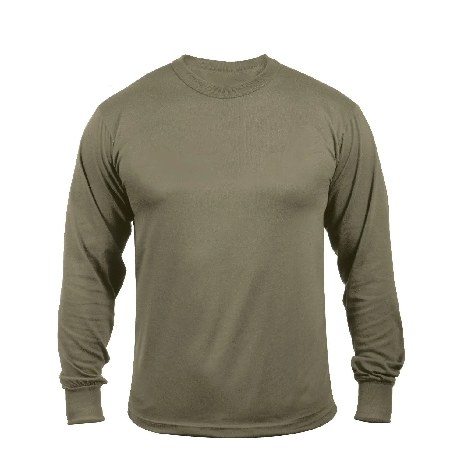 MilSpec Moisture Wicking Long Sleeve T-Shirt Coyote