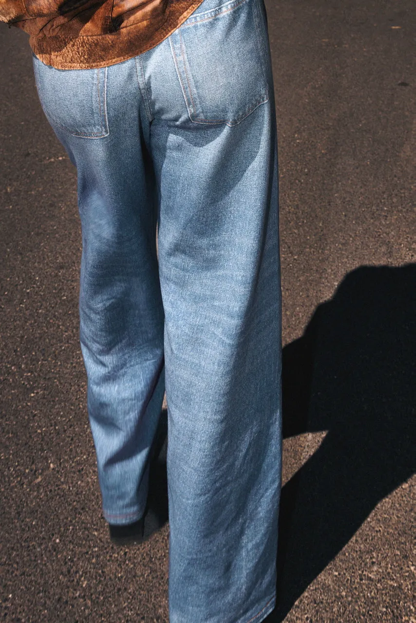 Mirage Denim Wide Leg - Light Wash