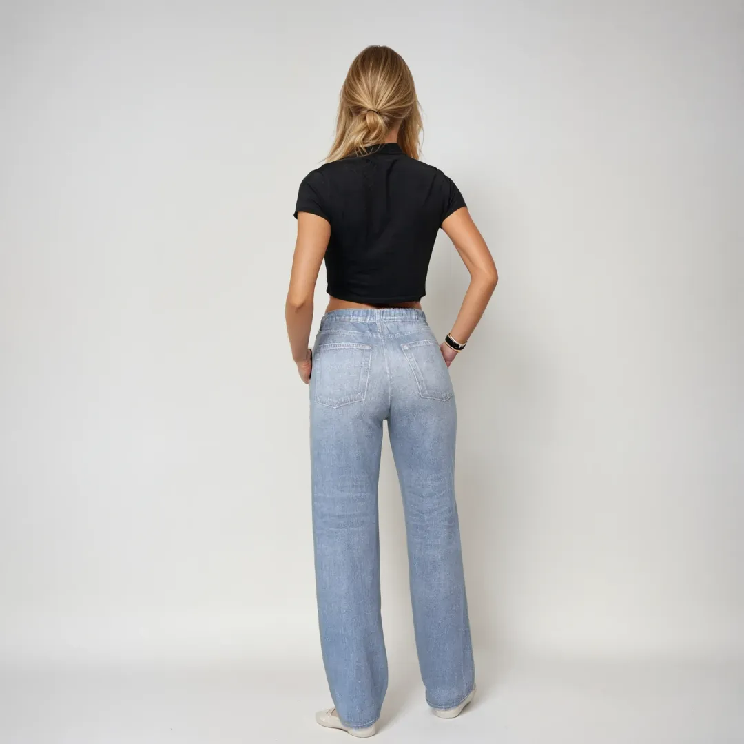 Mirage Denim Wide Leg - Light Wash