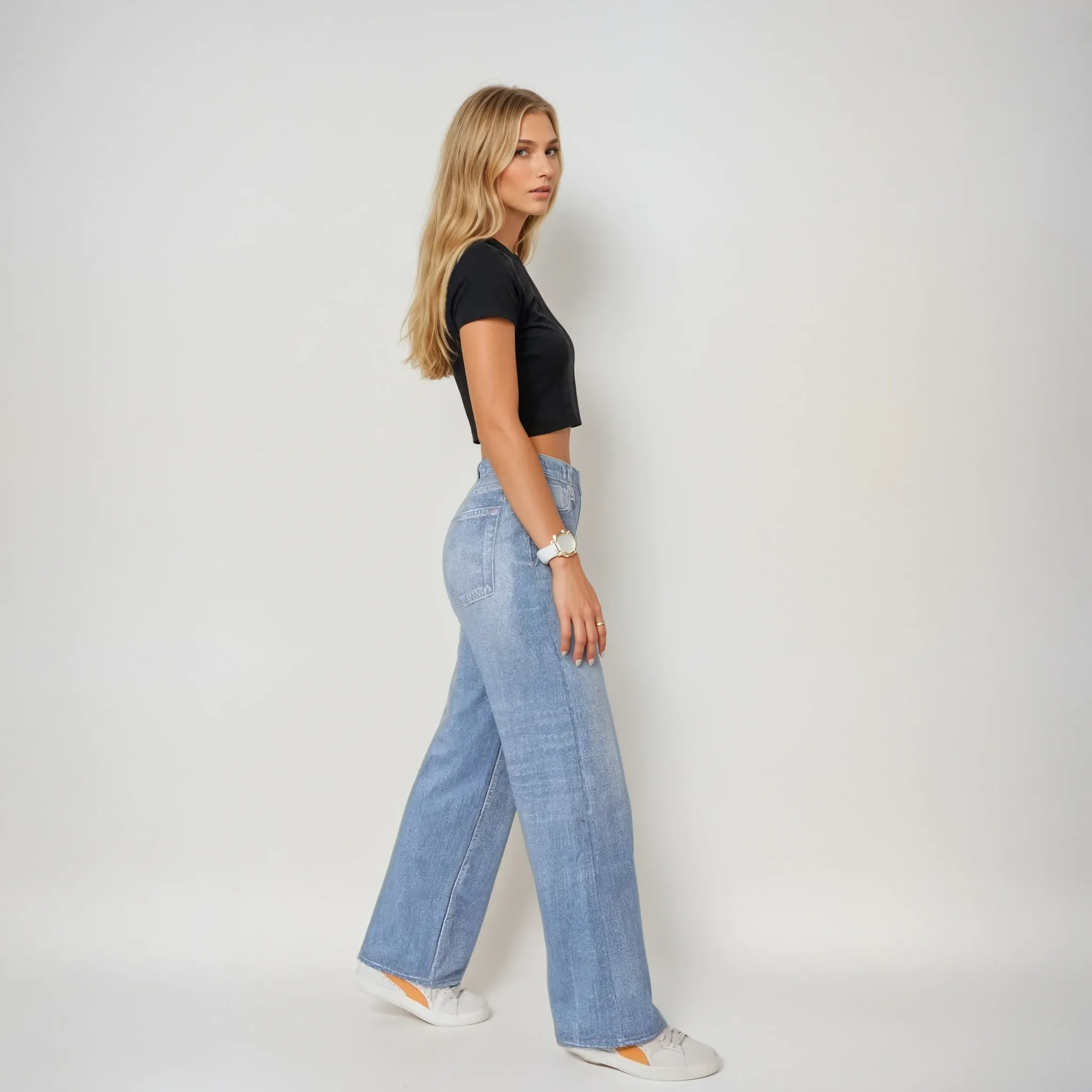 Mirage Denim Wide Leg - Light Wash