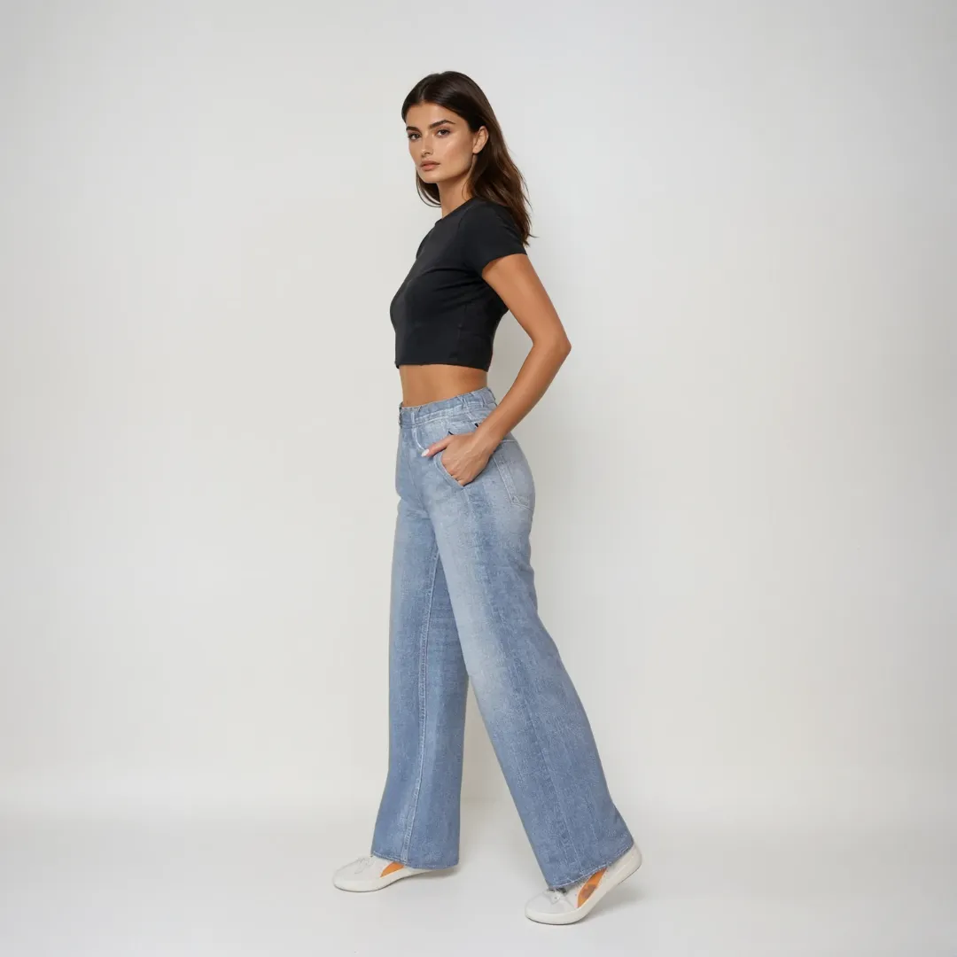 Mirage Denim Wide Leg - Light Wash
