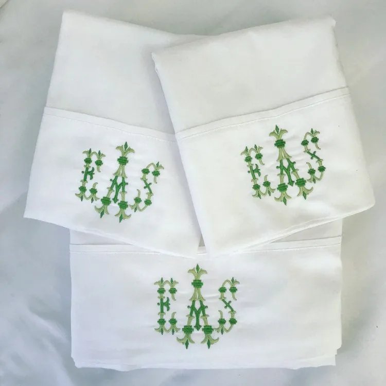 Monogrammed Sheet Set