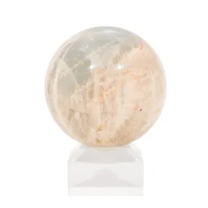 Moonstone 2.5 Inch 340 Grams Polished Crystal Sphere - India