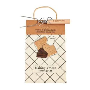 Mud Pie S'more Towel & Skewer Sets