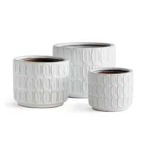 NAPA Home & Garden, SOPHIE POTS, SET OF 3,N4SR13WH